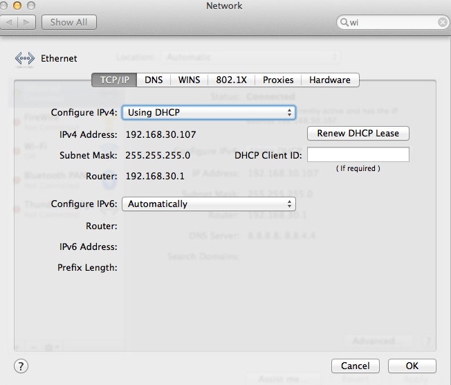 FIND IP ADDRESS ON MAC