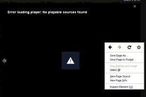 How to Fix Error Loading Player No Playable Sources Found in Windows 10