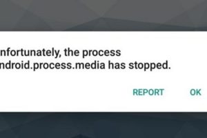 How to Fix Unfotunately, the process Android.Process.Media Has Stopped Error